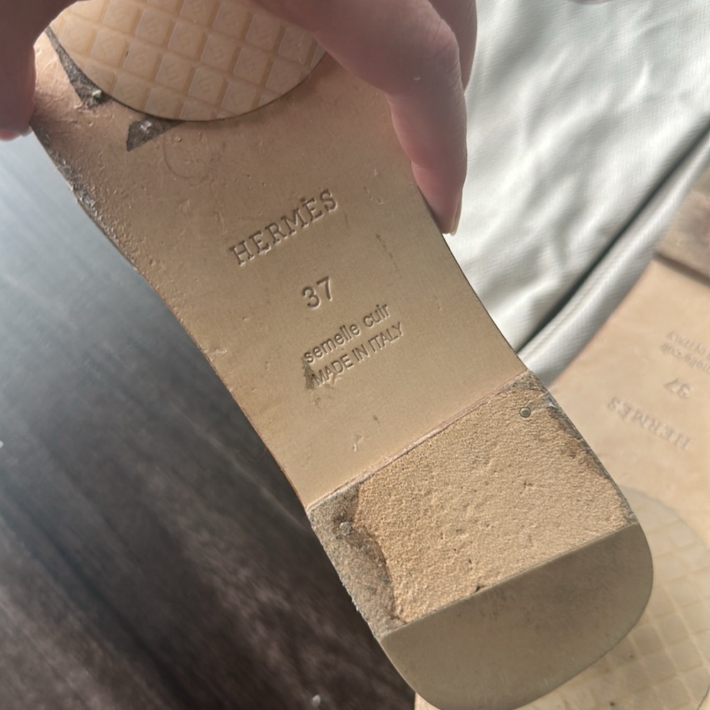 Hermes Tan Sandals - Picture 5 of 6